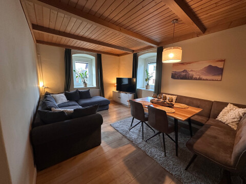 Wohnzimmer 2 appartement 1 Landhaus Vorderberg